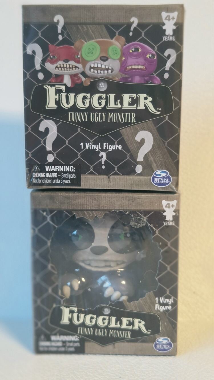 Fuggler Funny Ugly Monster 2 Piece Lot Series 2 Sloth And Blind Box Spin Masters